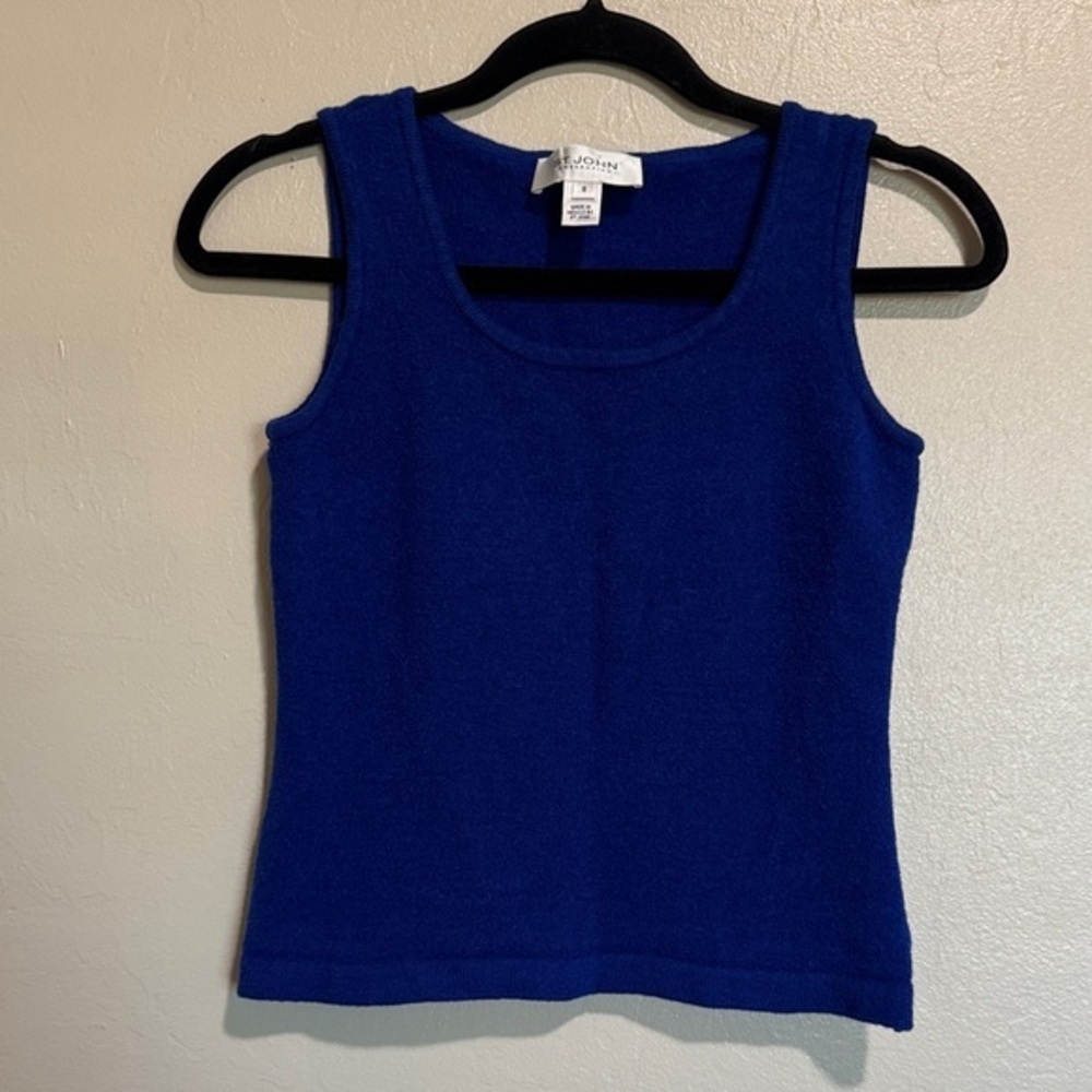 St. John sweater Tank Wool blend